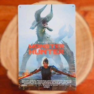 🍀 Blechschild Metallschild Film Monster Hunter Milla Jovovich - Bild 1 von 2