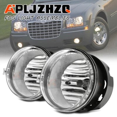 For Dodge Nitro 2005-2008 Clear Lens Pair Bumper Fog Lights Replacement Lamps - Image 1 of 4