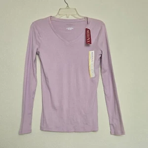 Women's Cherokee Long Sleeve Tee, Violet, Size: S, M - Picture 1 of 4