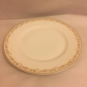 Theodore Haviland Limoges France  Roses Dinner Plate 9 1/2" Vtg - Picture 1 of 5