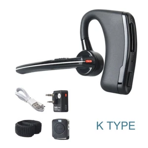 K Type Walkie Talkie Headset PTT Wireless Bluetooth Earphone for Two way Radios - Picture 1 of 9