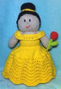 KNITTING PATTERN - Beauty and the Beast Belle inspired 32 cms soft toy doll - Picture 1 of 2