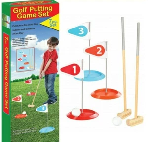 Kid Golf Balls Putting Game Set Junior Sport Club Ball Flag Practice toy toddler - Picture 1 of 3