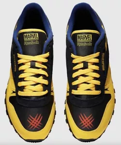 Reebok Classic Leather x Wolverine X-Men 97 | Mens Sz 12 | Black Yellow MARVEL - Picture 1 of 5