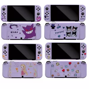 Purple Cartoon Nintendo Switch oled Case soft Shell Protective shockproof cover - Picture 1 of 46