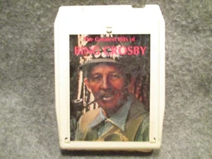 Vintage 8 Track Tape Cartridge The Greatest Hits Of Bing Crosby 1977 MF-7007-T - Picture 1 of 3