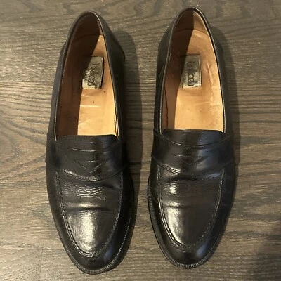 Итальянские черные лоферы Roberto Botticelli - Изображение 1 из 4