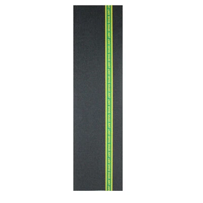 Shake Junt Skateboard Griptape Yellow/Green Stripe 9" x 33"