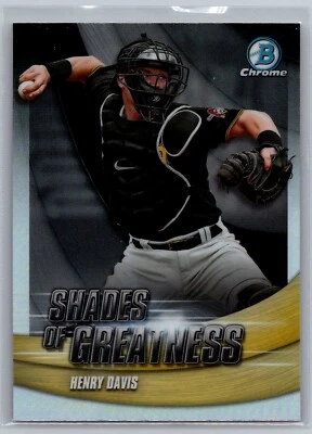 2022 Bowman Chrome - Shades of Greatness #SG-3 Henry Davis Pittsburgh Pirates - Image 1 of 2