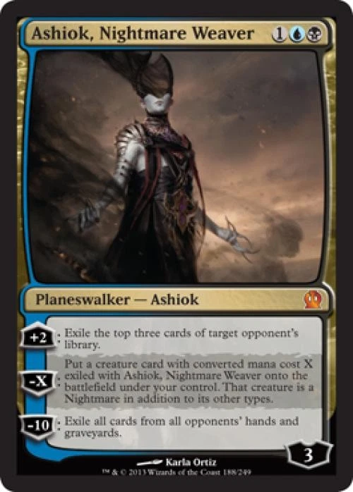 Ashiok, Nightmare Weaver -Foil Light Play MTG Theros - Image 1 of 1