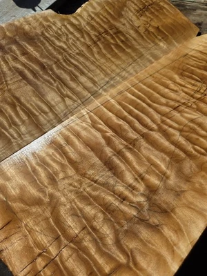 Quilted Maple discount Exotic guitar top wood or bass figured wood 4 luthier - Image 1 of 4