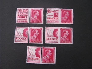 Belgien Briefmarken mit Werbeetiketten Lot 8...Kostenloser internationaler Versand! - Bild 1 von 8