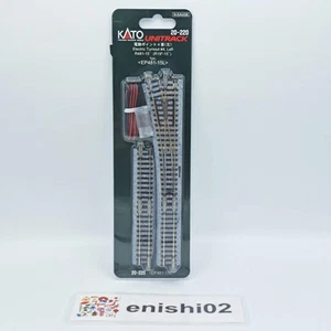 KATO 20-220 N UniTrack Left #4 Electric Turnout with 19" (481mm) Radius Curve - Picture 1 of 24