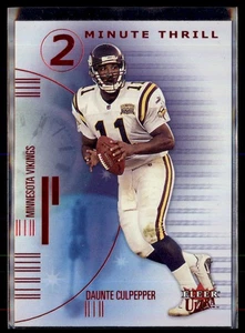 Fleer Ultra Minute Thrill Daunte Culpepper Vikings 2001 19 de 20 TT - Imagen 1 de 2