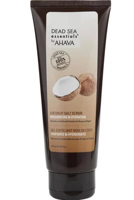 DEAD SEA Essentials By AHAVA Coconut Salt Scrub 7.5 fl oz(Sealed) - Image 1 of 2