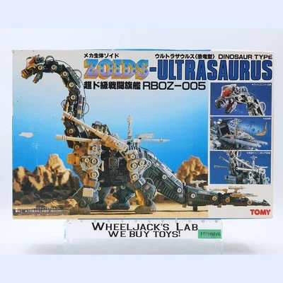 Figura de acción vintage Tomy RBOZ-005 Ultrasaurus con caja Zoids 1983 Foto 1 de 4