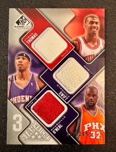 2009-10 SP GAME USED SHAQUILLE / SWIFT / THOMAS 3 STAR SWATCHES 3S-SOT 30 /299 - Bild 1 von 2