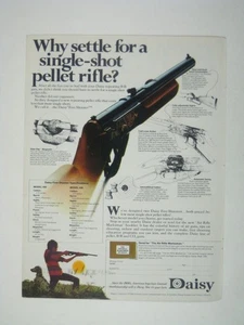 Why Settle For A Single Shot Rifle Daisy Five Shooter Vintage Print Ad 1970s - Picture 1 of 2