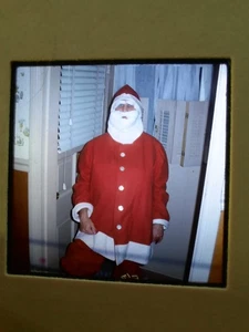 Papá Noel espeluznante diapositiva color 35 mm años 60 - Imagen 1 de 1