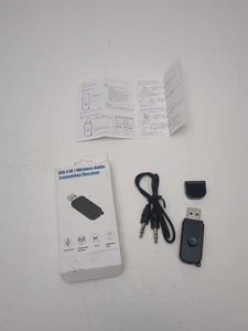 USB 4-in-1 Wireless Bluetooth Audio Transmitter/ Receiver USB + Phono TV Plane - Picture 1 of 7