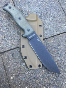 ESEE-6 custom knife and sheath - Picture 1 of 4