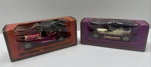 Lot 2 1973 Matchbox Models of Yesteryear Y10/Y12 RR Silver Ghost Thomas Flyabout - Picture 1 of 10