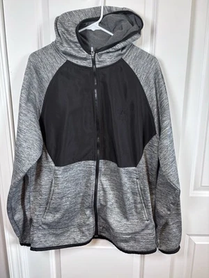 Толстовка с капюшоном мужская Beverly Hills Polo Club размер (M) серая на молнии - Изображение 1 из 4