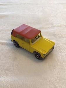 Caja de cerillas vintage superrápida No. Coche de campo 18 amarillo - Imagen 1 de 10