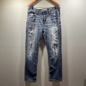 BKE Tyler Straight Leg Herren 36 L 36x33 Classic Blue Denim Jeans - Bild 1 von 9