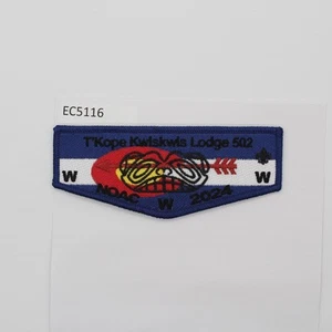 Boy Scout OA 502 T'Kope Kwiskwis Lodge 2024 NOAC Colorado Flag Flap - Picture 1 of 1