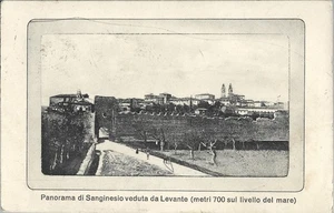 Panorama di Sanginesio veduta da Levante - Viaggiata 1911 - Imagen 1 de 2