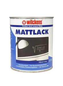 Mattlack Schwarz ca. 7-8 m² Wilckens Lack Lackfarbe Innen Außen Lackierung - Bild 1 von 2