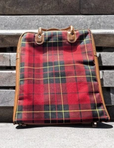 Juego de picnic termo vintage bolsa a cuadros roja 2 termos y contenedor de almacenamiento años 70 - Imagen 1 de 5