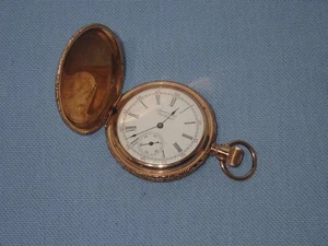 1898 Lady Waltham Pocketwatch, 14k GF Hunter Case, Runs - Picture 1 of 22