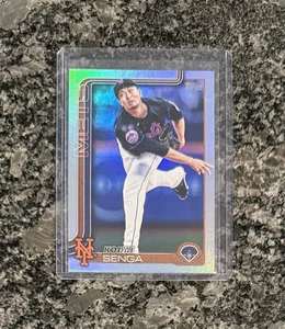 2025 Topps Series 2 #569 Kodai Senga RAINBOW FOIL New York Mets - Picture 1 of 2