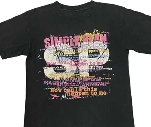 T-shirt Simple Plan Anvil Blue Bar Emo Night Band MC1002 - Foto 1 di 3