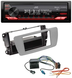 JVC Bluetooth USB DAB MP3 Autoradio für Seat Ibiza (ab 08) - dublingrau - Bild 1 von 7