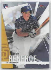 2017 Topps Finest Hunter Renfroe #87 Rookie San Diego Padres Baseball - Picture 1 of 2