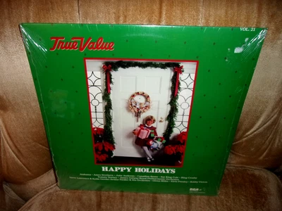 True Value Happy Holidays Vol. 21 LP RCA Bing Crosby Elvis Christmas SEALED!!!! - Image 1 of 2