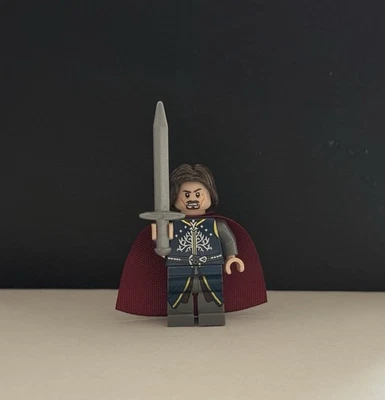 LEGO LotR Aragorn minifigure custom pad printed - Image 1 of 4