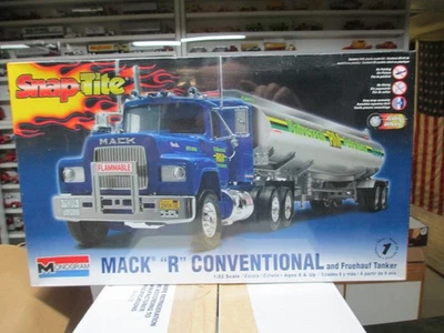 monogram model kit #85-1961 1/32 scale Mack R model with Fruehauf tank trailer  - Image 1 of 4