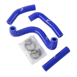 Blue Coolant Radiator Hose Tube Kit Fit For KTM 50SX 2009-2012 2010 2011 - Picture 1 of 2