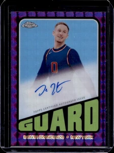 2023-24 Topps Chrome Donte DiVincenzo 1972 Auto Purple Geometric Refractor TA-DD - Picture 1 of 2
