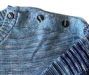 Excellent Time And Tru lässiger blau ombre Damen Pullover Größe XL - Bild 1 von 7