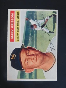 1956 Topps Baseball Card #301 Marv Grissom (NM) - Picture 1 of 2