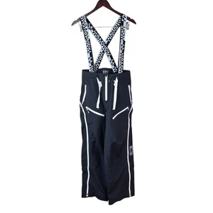 Free People Movement Zephyr Ski Shell Pants Black Snow Bib Waterproof Sz S NWOT - Picture 1 of 14