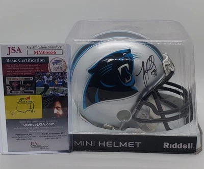 Luke Kuechly #59 Carolina Panthers Signed Mini Helmet JSA Cert - Image 1 of 4