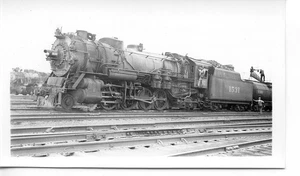25D700F RP 1940 MISSOURI PACIFIC RAILROAD 2-8-2 LOK #1531 NORTH LITTLE ROCK - Bild 1 von 1