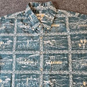 Camicia Reyn Spooner bagnini con bottoni hawaiana Aloha edizione limitata taglia media - Foto 1 di 8