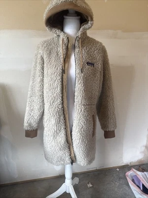 Parka Patagonia para mujer Dusty Mesa crema Sherpa Xs Foto 1 de 4